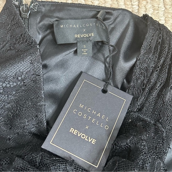 Michael Costello Black Lace Maxi Dress - Picture 11 of 16